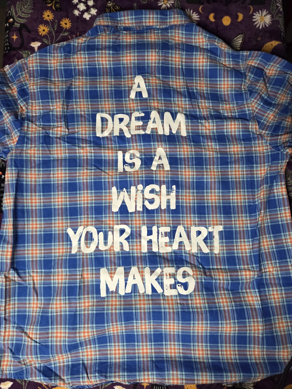 Disney Cakeworthy Cinederlla A dream is a wish your heart makes Flannel Shirt XL